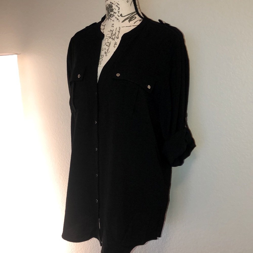 Calvin Kline Long button up blouse